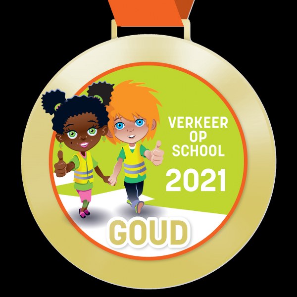 Digitale schoolpoortmedaille Goud 2021 600x600